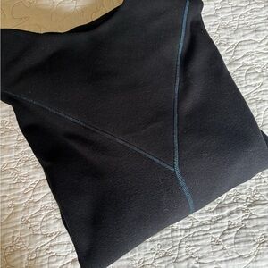 Dudley Stephens Black Top with Blue Stitching